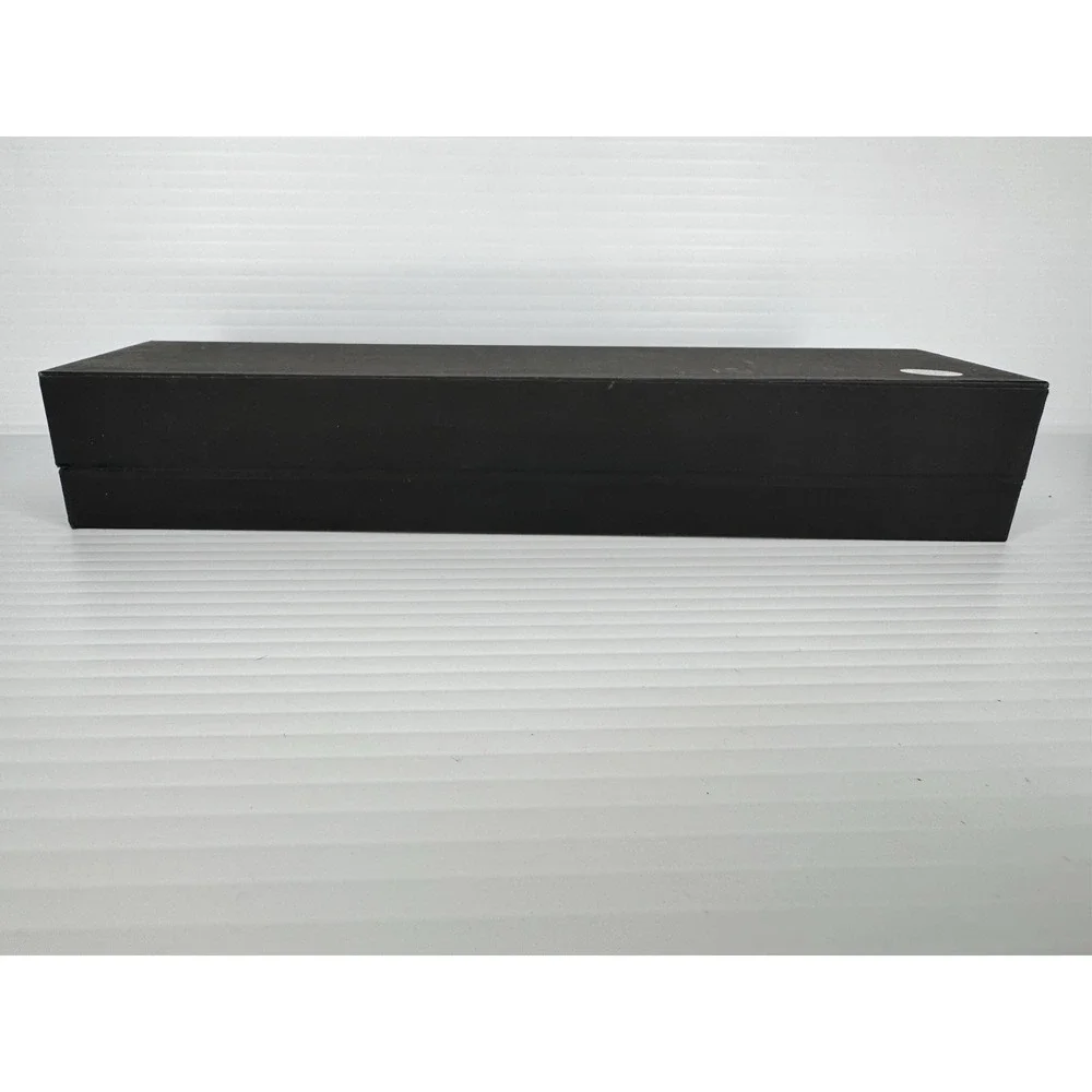 KAY Black Rectangle Velvet Lined Bracelet Jewelry Box 9x2x2 in 1-Piece